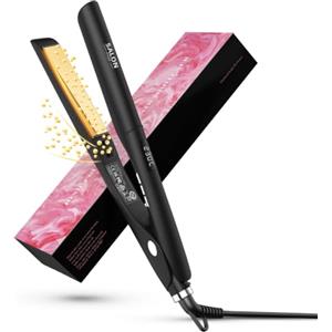 Dekuri Piastra Capelli 2 in 1, Piastra per Capelli in Titanio | Riscaldamento Rapido in 30s, Display LED 120-230℃, Piastre Capelli Professionale Ioni, regali per le donne