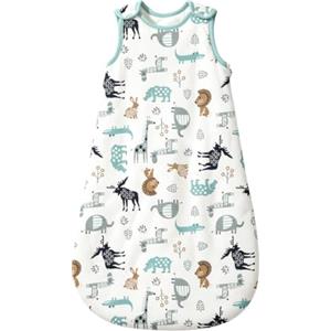 Mosebears Mosbears Sacco nanna invernale per bambini, 2,5 Tog, 100% cotone, diverse dimensioni dalla nascita fino a 24 mesi, adatto per tutto l'anno