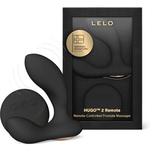 LELO HUGO 2 Massaggiatore Prostatico con App Bluetooth e 10 Modalità di Piacere, Plug Anale da Uomo (HUGO 2 REMOTE Black)