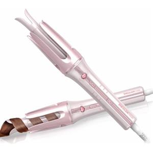 SHEGLAM Cupid's Charm One-Touch Arricciacapelli Istantaneo Arricciacapelli Automatico 19mm Ceramica, 3 Temperature (170-210°C), Ricci Facili e Veloce per Capelli Lunghi (19mm)