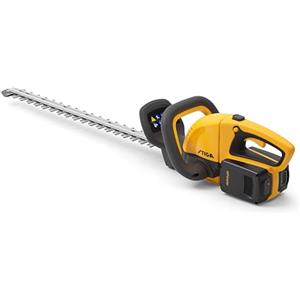 STIGA HT 300e Tagliasiepi a Batteria, 73 cm, 20 V - Denti 30 mm, Impugnatura Rotante 180° - Siepi e Cespugli (2 Batt. 20 V Non Incl.)