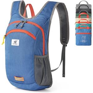 SKYSPER Zaino Pieghevole Ultraleggero 10L, Zainetto Richiudibile piccolo | Zaino Hiking Salvaspazio per Trekking Viaggio Brevi Escursioni Ciclismo