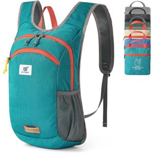 SKYSPER Zaino Pieghevole Ultraleggero 10L, Zainetto Richiudibile piccolo | Zaino Hiking Salvaspazio per Trekking Viaggio Brevi Escursioni Ciclismo