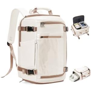 BJLFS Zaino Ryanair 40x30x20 Donna Zaino da Viaggio Aereo Zaino Casual | Bagaglio a mano 40x30x20 con porta scarpe Borse da Cabina per Wizzair Zaini Impermeabile per laptop da 16 pollici Uomo
