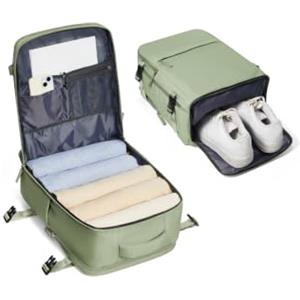 BJLFS Zaino da Viaggio Ryanair 40x30x20 Wizzair Bagaglio a Mano Wizzair | Borse da Cabina per Ryanair 40x30x20 Bagaglio a Mano con Tasca Antifurto Zaino Laptop 16Pollici con Scompartimento per Scarpe