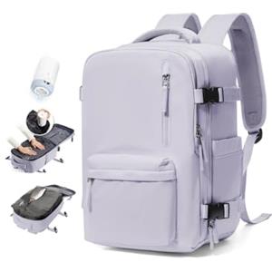 BJLFS Zaino Ryanair 40x20x25 Sottovuoto con Pompa Zaino da Viaggio Ryanair | Borse da Cabina per Ryanair con Tasca Antifurto Bagaglio a mano Easyjet Sottovuoto Impermeabile Zaino Laptop 16 Pollici