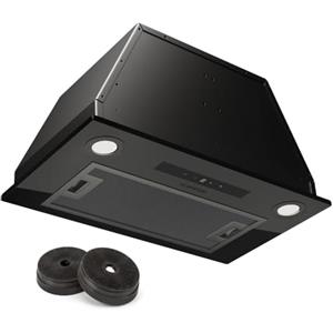 Klarstein Cappa Aspirante a Incasso, Cappa Cucina con Filtro, Cappa Aspirante Cucina in Alluminio, Cappa Incasso con Flusso d'Aria 520m³/h, Illuminazione LED, Timer, Cappa Aspirante Filtrante