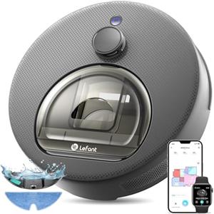 Lefant M330 Plus Robot Aspirapolvere 5000Pa Anti-Groviglio Peli Animali | Robot Aspirapolvere con Mappatura, Bocchetta Senza Spazzola, Evita Tappeti, Mop Magnetico, Pulizia Casa e Pavimenti Duri