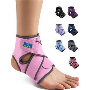 ABYON Cavigliera in Neoprene per Uomo e Donna, Tutore per Caviglia Traspirante Taglie S/M/L con Fasce Regolabili a Forma di 8 per Basket, Manicotto Compressivo per Distorsioni, Artrite e Tendinite