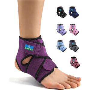 ABYON Cavigliera in Neoprene per Uomo e Donna, Tutore per Caviglia Traspirante Taglie S/M/L con Fasce Regolabili a Forma di 8 per Basket, Manicotto Compressivo per Distorsioni, Artrite e Tendinite