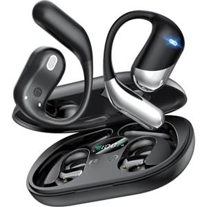 Paekole Auricolari Cuffie Open Ear Bluetooth 6.1 Wireless Sport Senza Filo | 60 ore Riproduzione, Audio HiFi Stereo, Impermeabile IP7, Compatibile iOS e Android