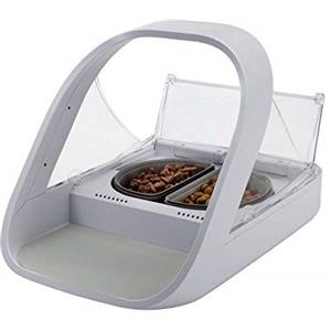 SureFlap Ciotola intelligente con lettore di microchip Connect SureFeed Sure Petcare, compatibile Targhetta per collare RFID, uso con App, Bianco, rich. Hub e 4 batterie cella C (non incl.)