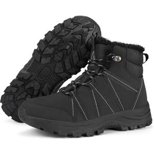 Mishansha Scarpe da Neve Donna Calde Stivali Invernali Gr.36-42 | Scarpe Invernali,Morbido Pelliccia,Comodo,Antiscivolo Stivaletti Invernali,Campeggio Trekking