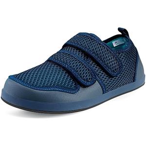 Sisttke Scarpe Diabetiche Donna Uomo Larghe Regolabili | Traspirante,antiscivolo,Ortopediche,Ultra-Leggero,Pantofole,per anziani con piedi sensibles