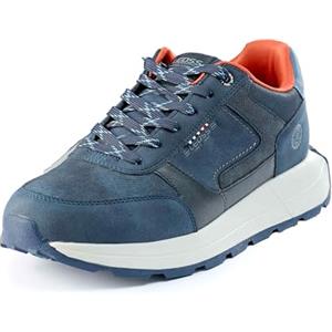 LEOSS ORIGINAL Scarpe da Ginnastica Uomo Sneaker con Lacci Scarpe da Città Scarpe da Escursionismo Casual Scarpe da Walking in Pelle Sportive