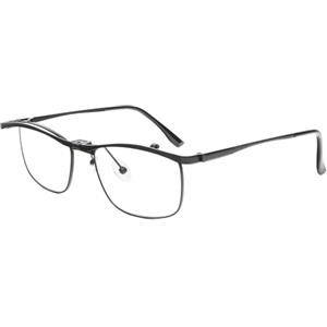 KoKoBin occhiali da lettura da uomo e da donna regolabili in metallo anti luce blu Occhiali,ruotare verso l'alto, leggeri e con visione chiara