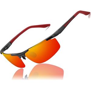 Perfectmiaoxuan Occhiali da Sole da Uomo Donna Polarizzati Protezione UV400 Ultraleggera | Quadrati,Lenti HD TAC,TR90 Montatura,Antiriflessi,Per Guidare,Pesca,Viaggi,golf,escursionismo,Sportivi,Uso quotidiano