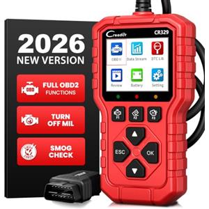 LAUNCH CR329 OBD2 Auto Diagnostica OBD Italiano per Auto 1996-2026 | Per Spia Motore Codici Auto Diagnosi Auto, Dati Live, Lettura E Cancellazione Codici, Test Batteria 12V, Protocolli OBD2