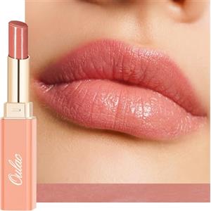 Oulac Rossetto Nutriente Nude- Nutri e Ammorbidisci le Labbra, Texture Idratante, Lip Care, Idrata e Rimpolpa le Labbra Secche, Vegan, 13 Dolce Vita