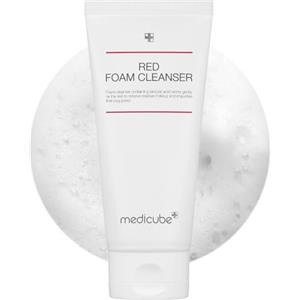medicube Facial Cleanser Red Foam Cleanser, 4.05 oz | Detergente Viso Delicato Quotidiano Per Pelle Sensibile, Pulizia Profonda e Controllo dell'Eccesso di Sebo, Skincare coreana