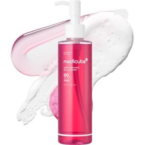 medicube PDRN Jelly to Foam Cleanser, Gentle Low pH Hydrating Cleanser | Detergente Viso Idratante Quotidiano con PDRN, Collagene e LHA Per Tutti I Tipi Di Pelle, Skincare coreana, 200 ml
