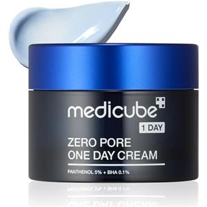 medicube Zero Pore One-Day Cream, Moisturizer for Pore & Oily Skin | Migliora i Pori Visibili e Sebo in Eccesso, Con Pantenolo, Acido Salicilico e Niacinamide, Skincare Coreana