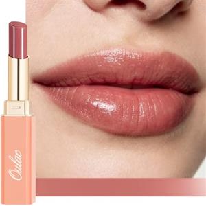 Oulac Rossetto Nutriente Nude - Nutri e Ammorbidisci le Labbra, Texture Idratante, Lip Care, Idrata e Rimpolpa le Labbra Secche, Vegan, 17 Marsala