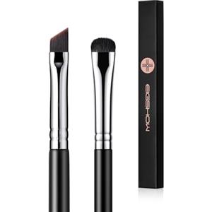EIGSHOW Pennello Per Eyeliner E Pennello Per Ombretto, Per Eyeliner Per Il Trucco Fine Angled Professioni Precision Gel Eyeliner Di Fascia Alta Pennello Per Sfumare L'Ombretto