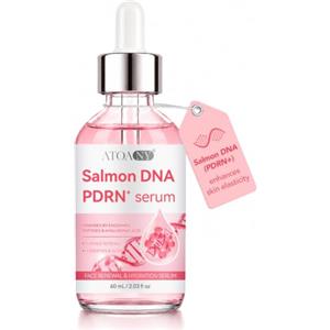 mysemgshuo PDRN Serum, Pink Serum, Siero PDRN Viso con Peptidi e Niacinamide, Idratante, Illuminante, Uniformante, 60ml