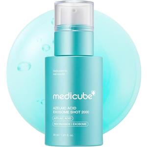 medicube Exosome Shot Azelaic Acid 7,500 PPM Spicule Facial Serum | Lenisce i Rossori, Ideale Dopo Trattamenti Localizzati con Acido Azelaico e Niacinamide, Skincare Coreana, 30ml