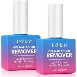 OEDPMFYL Gel Rimuovi Smalto Semipermanente 30 ml, Remover Unghie Professionale per Gel UV LED, Gel Costruttore, Polygel, Acrilico e Smalto Permanente,Rimozione Rapida Delicata,Manicure, Pedicure, Salone e Casa