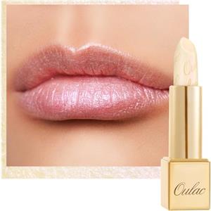 Oulac Rossetto Metallizzato Lucido Bianco, Rossetti Glitter Senza Profumo, Perlato e Brillante, Lucentezza Duratura, Formula Idratante Nutre le Labbra, Vegan & Senza Glutine, 27 Crystal Veil
