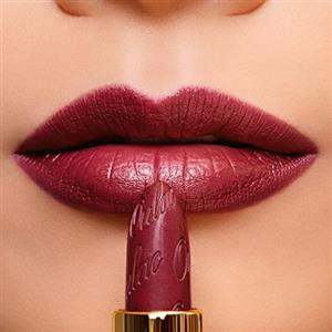 Oulac Rossetto Metallizzato Lucido Rosso, Rossetti Glitter Senza Profumo, Perlato e Brillante, Colore Intenso Lunga Durata, Formula Idratante Nutre le Labbra, Vegan & Senza Glutine, 14 One Last Kiss