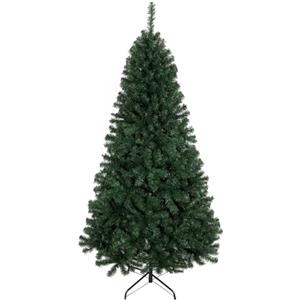HOMCOM Albero di Natale 200 cm Artificiale con 1000 Rami Ignifughi, Verde | Albero di Natale Folto Realistico, Base in Metallo Pieghevole, Design in Abete Norvegese, per Casa e Interni