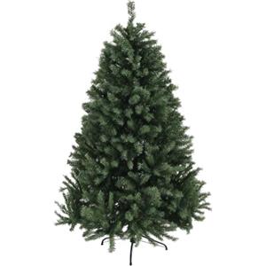 HOMCOM Albero di Natale 180 cm Artificiale con 1000 Rami Ø110 x180 cm Verde | Albero di Natale Artificiale, in Acciaio e Plastica