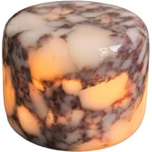 Marmor Lampada da Tavolo in Marmo LED,Abat Jour da Comodino,Lampada da Scrivania Senza Fili,Luce Notturna-Regalo Fidanzata