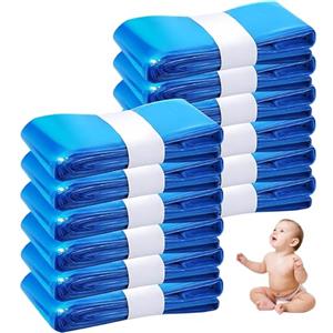 PARPAT 12 Pezzi Ricarica Mangiapannolinii, PARPAT 4,5m Sacchetti Mangiapannolini Antiodore Inodore Addensata Buste Ricarica Mangia Pannolini per Littycat, Twist & Click (12)