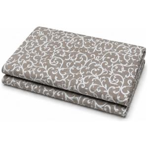 VKZ Telo Copritutto 230 x 270 cm, Telo Arredo Copritutto in Misto Cotone, Telo Copridivano Multiuso per Divano, Letto e Poltrona,GIULIA BEIGE