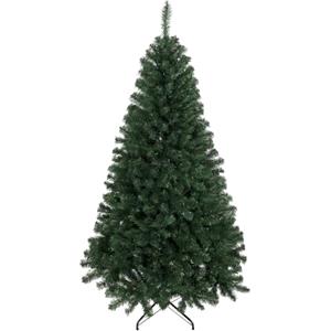HOMCOM Albero di Natale 180 cm Artificiale con 888 Rami Ignifughi, Verde | Albero di Natale Folto Realistico, Base in Metallo Pieghevole, Design in Abete Norvegese, per Casa e Interni