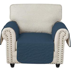 Ystyle Copridivano 1 Posto con Braccioli per Animali, Blu Berlino | Universale Copri Divano Senza Schienale, Natalizio Copridivani Antigraffio per Animali Domestici, Sofa Cover Antimacchia