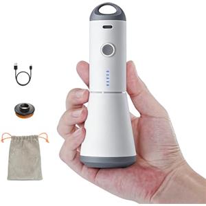 Vacbird Pompa A Vuoto Senza Fili per Sacchetti Sottovuoto Vestiti Viaggio, Pompa Portatile per Sacchi Sottovuoto, Pompa Sottovuoto da Viaggio, Assistente per Riporre Gli Oggetti Ultraleggero Compatto