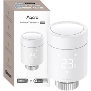 Aqara Termostato Radiatore W600 Intelligente Thread/Zigbee, Programmabile | Risparmio Energetico, Geofencing, Controllo Preciso 0.5°C, Compatibile Con Homekit, Home Assistant, Alexa, Google Home