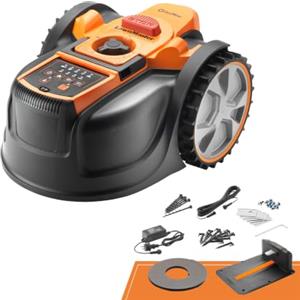 Lawnmaster OcuMow®16 Tagliaerba robot senza fili per tosaerba fino a 300 ㎡, evitare ostacoli intelligenti, navigazione ottica, stazione di ricarica automatica, zona vietata AMB16P2