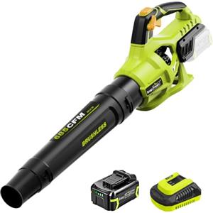 SnapFresh Soffiatore Senza Fili 20V Brushless con Batteria 5,0Ah e Caricabatterie, Velocità Variabile 290 km/h, 1164 m³/h, Leggero per Esterni