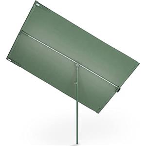 blumfeldt Ombrellone da Giardino, Ombrellone Arredo Giardino con Pannelli Solari, Luci LED RGB, Protezione Raggi UV, da Decentrato Impemeabile e Smart, da Esterno