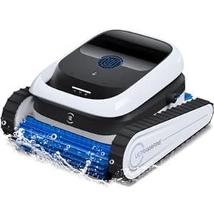 ECOVACS ULTRAMARINE P1 Robot Pulitore Piscine Aspirazione Potenza 4800GPH | Durata batteria: 180 min, Fino a 180 m², Filtro Doppio Strato, Navigazione Intelligente SmartNavi, Controllo con App