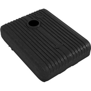Outsunny Base per Ombrellone da Giardino in HDPE Riempibile 130mm Nero | Basamento per Ombrellone Decentrato, 70 kg Acqua o 90 kg Sabbia, Supporto con 2 Rotelle, Maniglia