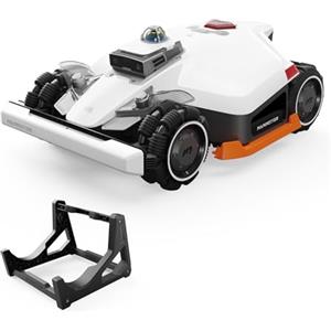 MAMMOTION LUBA 3 AWD 3000 con Supporto per Autolavaggi | Robot Tosaerba con Posizionamento LiDAR+NetRTK+AI Vision Tri-Fusion 360°, Pendenze all'80%