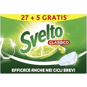 SVELTO TABS CLASSICO, 32 pastiglie x 7, 224 lavaggi