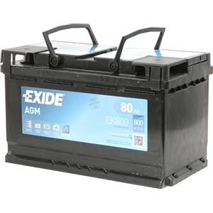 Exide Batteria auto EXIDE AGM Start&Stop EK800 12V 80Ah 800A